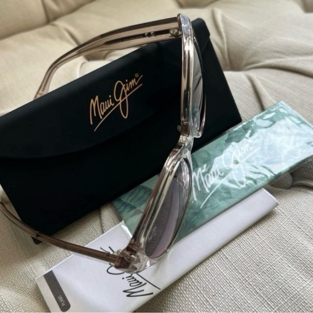 Maui Jim Women's Sunglasses - Clear and Purple - Picture 2 of 5